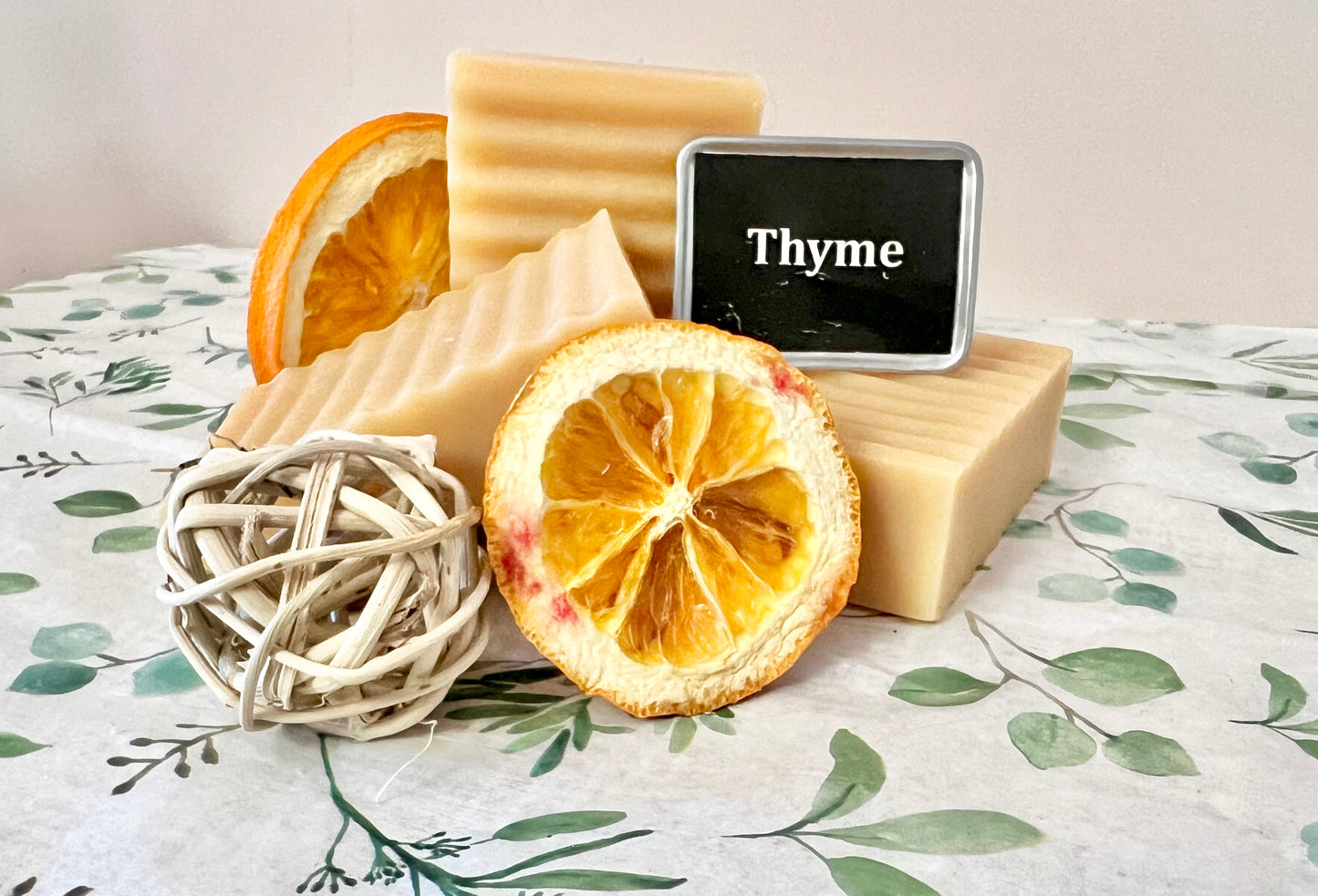 Orange Blossom Thyme Goat Milk Soap Bar - DISCOUNTED!